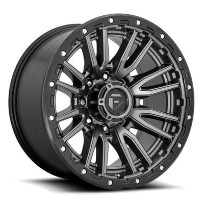 FUEL Off-Road Rebel 8 D680 Wheel, 22x12 with 8 on 180 Bolt Pattern - Anthracite / Black - D68022201847